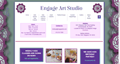 Desktop Screenshot of engagearts.com